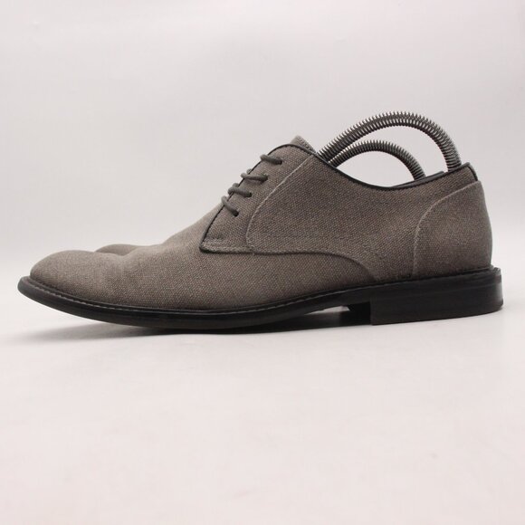 John Varvatos USA Gray Canvas Shoes Men’s Size 8 M Lace-Up Casual Dress Shoes main image 6